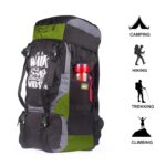 Trunkit Adventure Series Water Resistance Trekking Hiking Travel Bag with Shoe Compartment Rucksack - 55 L - Image 7