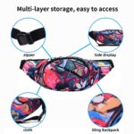 PALAY� Waist Pack Bag, Chest Shoulder Fanny Pack Pouch with 4-Zipper Pockets,Adjustable Belt - Image 3