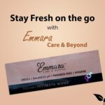 Emmara Ayurvedic Intimate Hygiene Wet Wipes | Unisex | pH balanced Wipes | Tea Tree Oil & Neem Extracts | 50 Intimate Hygiene Wet Wipes | For Pre and Post Intimacy|Vaginal Wipes - Image 4