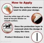 MOSCOW Wings Islamic Wall Art Set, 4 Pieces Square Frame with Arabic Calligraphy - Sabr, Shukr, Dua, Tawakkul, Black - Image 3