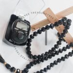 Digital Tasbih Counter and Prayer Beads Combo Pack - Efficient and Elegant Prayer Aid (Black) - Image 4