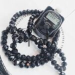 Digital Tasbih Counter and Prayer Beads Combo Pack - Efficient and Elegant Prayer Aid (Black) - Image 5