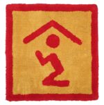 AAZEEM Maroon Cotton Aasan Mat | Medium Size 18" x 18" | Traditional Prayer Mat - Image 4