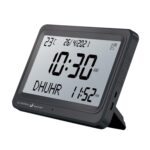 Muslim Prayer Clock Digital Clock Table Clock Party Azan Alarm Clock Islamic Black White ScreenHome & Garden|Home Dacor|Clocks|Alarm Clocks - Image 5