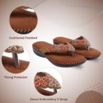 TRASE Ortho Slippers For Women | Slippers For Woman | Lightweight, Comfortable And Stylish Women Slippers | Flats | Soft Women Footwear | Trendy Ladies Chappal | Orthopedic Slippers - Image 3