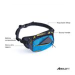 Boldfit Waist Bag for Men & Women-Water-Resistant, Lightweight Fanny Pack with Adjustable Strap, Multiple Compartments & Buckle Closure-Ideal Chest Sling Bag for Travel, Running, Hiking & Daily Use - Image 4