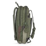 Paper Plane Design Men's Canvas Tactical Army Print Design Gadget Travel Zipper Waist Pouch (Multicolour) - Image 5