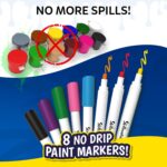 Skillmatics Rock Painting Kit - Mess-Free Art & Craft Activity for Girls & Boys, Craft Kits & Supplies, DIY Creative Activity, Gifts for Kids Ages 4, 5, 6, 7, 8, 9, 10, 11, 12, Multicoloured - Image 4