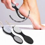 Midazzle 4 in 1 Feet Pedicure Tools with Foot Scrubber, Pumice Stone, Foot Rasp and Black Emery for Home Foot Care, Soft Care | Foot File Callus Remover - Multi Purpose Pedicure & Manicure Tool (MIFF5202) - Image 6