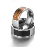 NFC Multifunctional Intelligent Ring Smart Finger Digital Ring for Men, Black - US 11 - Image 5