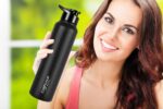 CASPIAN /// HIke ISI Certified Stainless Steel Water Bottle 1 ltr. (Knight Black, 1 Litre) | Leak Proof Sipper for Fridge Home Office Travel School Kids Boys Girls Adults Sports Gym Yoga |BPA Free - Image 3