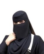 Premium Black Niqab, Soft Breathable Islamic Face Veil for Women, 9x12 Size - Image 3