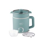 Pigeon By Stovekraft Swift Plus Multi-Cook Kettle 1.5L, With Steamer, Egg Rack - Blue | Double Layered | Food Grade Stainless Steel Inner Wall | Glass Lid | Auto Shut-Off, 600 Watts - Image 3