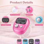 Hari BOL Naam Jap Counter Finger Ring | Chanting Mantra | Digital Tally Counter Finger Clicker for Jaap Mala | Portable Finger Ring Counting Machine | 5 Digit Hand Tally Counter (Multicolor) - Image 3