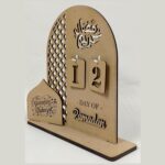 Wooden Ramadan Calendar Ramadan Mubarak Decor Eid Decoration Sign Ramadan Kareem Islamic Table Decor Ramadan Gifts - Image 5
