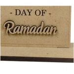 Wooden Ramadan Calendar Ramadan Mubarak Decor Eid Decoration Sign Ramadan Kareem Islamic Table Decor Ramadan Gifts - Image 6