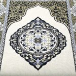 ESERRA Muslim Prayer Rug - 99 Beads & Cap Included, Islam Prayer Mats for Men, Women & Kids (Black) - Image 8