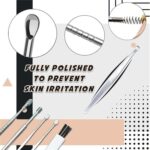 First Try 6 Pieces Earwax Removal Kit with Brush and Storage Box | Stainless Steel Ear Cleaning Machine | Ear Curette Safety Cleaner | Medical Grade | for Adult and Baby (6 Pcs Set) - Image 3