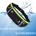 Peicees Fanny Pack for Men Women Bottle Holder Bag Waterproof Running Pouch Belt Waist Pack for Gym Travel, Adjustable Reflective Phone Holder for iPhone 13 12 11 Pro Max Samsung Galaxy S20 S10 - Image 6