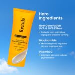 Foxtale Glow Sunscreen SPF 50 PA++++ with Vitamin C & Niacinamide, In-Vivo Tested, Sensitive-Skin Friendly, Made with 100% New-Gen Filters, Lightweight, Non-Greasy, No White Cast |For Men & Women 50ml - Image 4
