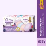 Fiama Skin Barrier Strengthening Moisturizing Soap Bar 125gx5, Japanese Hokkaido Milk Celebration Pack of 5, Non-Sticky Soft Skin | 1/3rd Moisturizers | Blueberry, Goji Berry & Acai Berry Combo pack - Image 4