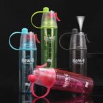 ABTER BHAKTI ENTERPRISE New B Mist Spray Water Bottle with Straw, Leak-Proof Durable for Gym, Cycling, Running, Outdoors, Hiking, Yoga, and Outdoor Summer Activities - Image 5