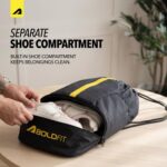 Boldfit Drawstring Bag for Men 15ltrs Gym Bag for Man & Women Waterproof Small Bags for Mens Multipurpose Drawstring Backpack Kit for Shoes, Travel Stringabg for Men Rope Bags for Mens String Backpack - Image 5