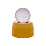 Islamic Crystal Ball Golden LED Rotating Lamp with USB Stand – Ya Gharib Dargah Design, Home Decor Light - Image 8