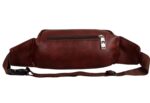 Men & Boys PU Leather Waist Pack Bags for Money,Mobile,Card,Belt,Documents,Kit Books Dairy Kamar Pouch Small Accessories Luggage Stylish Bag with Belt Kamar Pouch (Brown) - Image 5