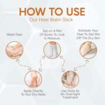 Kliffoo Foot Repair Cream for Rough, Dry and Cracked Heel Feet, 20% Urea Cracked Heel Repair Balm Stick 40g, Helps Repair & Moisturise Knees, Elbows, Hands | Benefits of Shea Butter & Vitamin E - Image 6