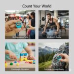 SHOPOLIFE Digital Finger Ring Counter, LCD Display Tally Counter, 5-Digit Tally Counter Finger Ring, Digital Counting Machine for Cricket Umpire and Various Counting Purpose (Multi Color) - Image 5