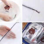 Wolpin Pack of 10 Pcs Shoe Bag Cover for Shoe Storage & Travelling Drawstring Bags Travel Pouch Large Waterproof, White Bear - Image 5