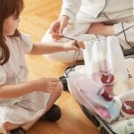 Wolpin Pack of 10 Pcs Shoe Bag Cover for Shoe Storage & Travelling Drawstring Bags Travel Pouch Large Waterproof, White Bear - Image 6