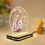 Islamic Couple Name & Date LED Lamp | Customized Gift for Men, Women, Husband, Wife, Girlfriend, Boyfriend | Gifting for Birthday, Anniversary | Couple Giftings Ideas (5.5 x 5.5 Inches) - Image 3