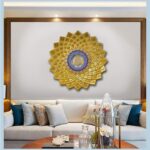 Maryam Islamic Art 3D Metal 99 Names of Allah Wall Art – Arabic Calligraphy with Floral Pattern – Easy Wall Mounted, Elegant Home Decor & Gift (24" x 24" / 60cm x 60cm, Golden) - Image 6