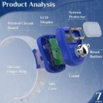 2 PCS Finger Counter, Digital Electronic LED Finger Counter, Mechanical Handheld Clicker for Mantra Chanting Prayer Beads Tasbih Hindu Muslim Meditation (Ring Counter) - Image 4