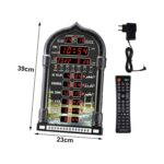 Azan Clock Muslims Praying Clock Time Reminding LCD Alarm Clock Digital Clock|Home Decoration Items for Living Room Durable Home Garden Tool Kit for Soil Cultivator - Image 3