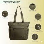 WALSON Large Tote Bag for Women | Multi-Pocket Travel Shoulder Bag with Tumbler Pocket | Work, Office, College & Daily Use Shopping Bag - Image 4