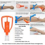 Snake Bite Suction Kit | First Aid Venom Extractor Pump for Snake Bites, Bee Stings & Spider Bites | Ideal for Hiking, Camping, Survival & Outdoor Emergency Preparedness - Image 4