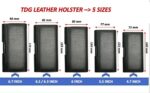 Phone Belt Pouch Holster Waist Bag Leather Carrying Case Hip Pocket with Belt Loop Universal Horizontal Vertical Phone Holder - Image 4