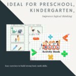 Edutod Early Learning & Math Activity Book Set for Ages 1-6 – Learn Alphabet, Numbers, Shapes, Colours, Opposites, Transport & More – 4 Fun Brain-Boosting Books for Toddlers & Preschool Kids - Image 3