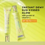 Hyphen Golden Hour Glow Sunscreen Spf 50 Pa++++ Dewy Glow & Bright Skin| Vitamin C Rich-10% Kakadu Plum & Peptides| Winter Sunscreen Moisturizer for Women & Men|Lightweight & Non Greasy, Uv & Blue Light Protection|Dry & All Skin Types - 40G - Image 4