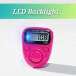 Digital Hand Tally Counter, LED Display, Ring Design, Reset Button(Pack of 1) (Pink) - Image 4