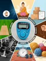 Digital Hand Tally Counter, LED Display, Ring Design, Reset Button(Pack of 1) (Pink) - Image 5