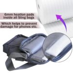 Storite 10 Inch Stylish Padded Mini Sling Bag for Men and Women, Small Passport Travel Bag and Small Sling Bag With Water Bottle Pocket - Image 5