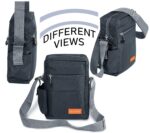 Storite 10 Inch Stylish Padded Mini Sling Bag for Men and Women, Small Passport Travel Bag and Small Sling Bag With Water Bottle Pocket - Image 8