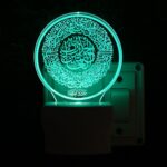 Talgo Islamic 3D Optical Illusion Acrylic Night Lamp, 7 Colors RGB Auto Colour Changing LED Plug and Play Night Light, Office Light, Best for Gift - Pack of 1 (SD127,Multicolour, 3 Inch) - Image 6