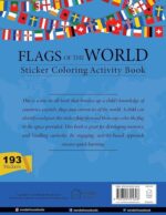 Flags of the World - Sticker Coloring Activity Book For Children : Continent, Country, Capital, Language and Currency - Image 3
