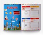 Flags of the World - Sticker Coloring Activity Book For Children : Continent, Country, Capital, Language and Currency - Image 5