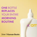 SIX:AM 3-in-1 Korean Sunscreen SPF 50 PA++++ with 2% Niacinamide & Bisabolol | Anti-ageing & Brightening Sun screen for Sensitive, oily and dry skin | Lightweight, Non-Sticky Serum + Moisturiser + Sunscreen for Sun Protection | No White Cast - Image 3